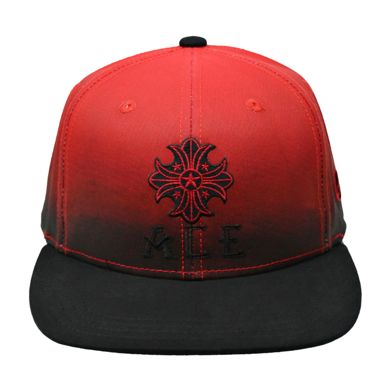 Red Tone Embroidery Cool Vintage Snapback Hats , Snapback Fitted Hats Durable