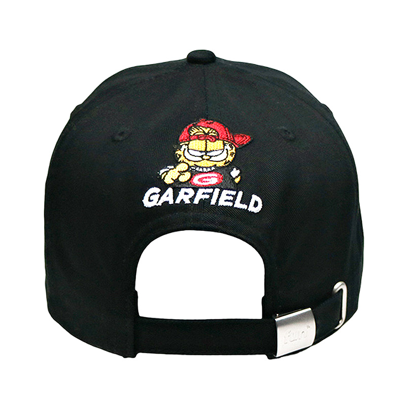 FUN Black Color Company Baseball Caps , Rubberized Make Your Own Baseball Hat