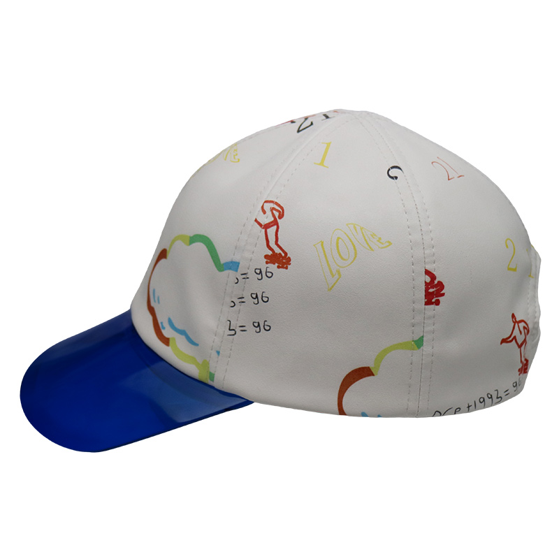 Fashion Plastic Bill Custom Printed Baseball Hats , Sun Protection Headwear For Summer