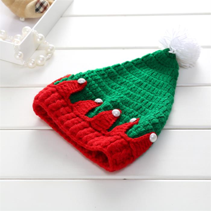 Custom christmas tree hat for home decoration ornament parts